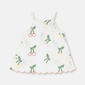 Stella McCartney Girl's Embroidery Cherry Blouse
